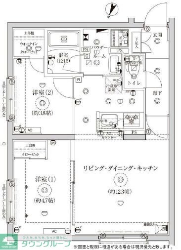 CREATIF池袋の物件間取画像