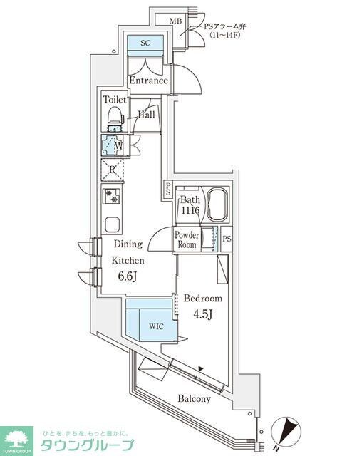 ロイジェント駒込六義園の物件間取画像