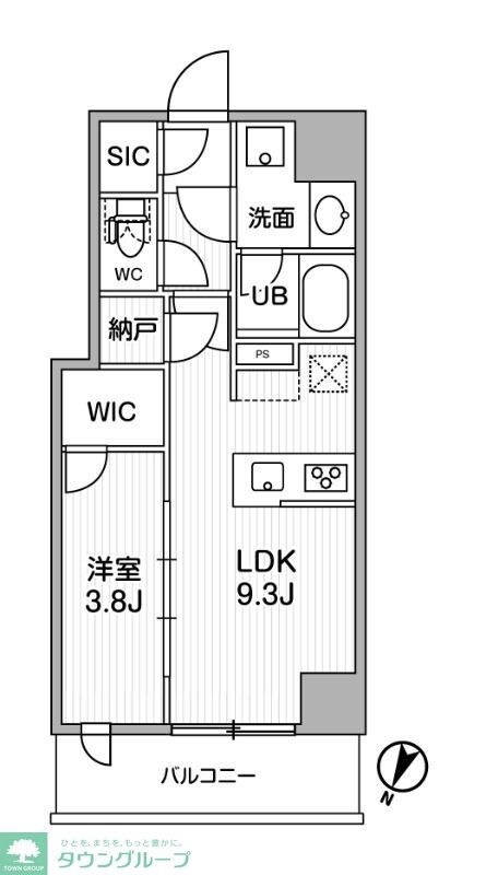 シーズンフラッツ新大塚の物件間取画像