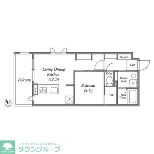 ACPレジデンス文京春日の物件間取画像