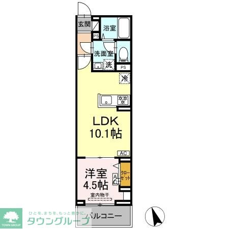 セレスティア池袋立教通りの物件間取画像