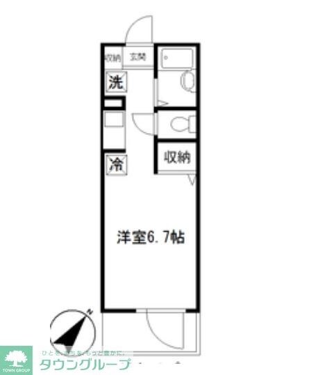 LYNX赤塚新町の物件間取画像