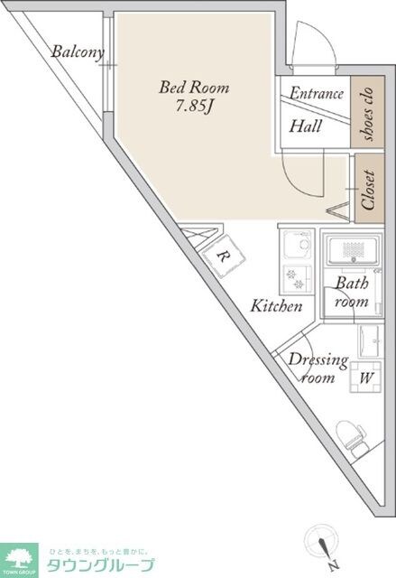 La Douceur赤塚の物件間取画像