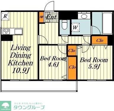 アビタシオン駒込の物件間取画像