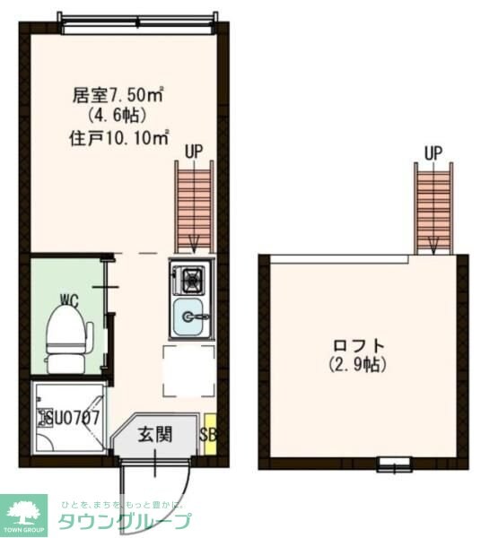 メゾンクレールの物件間取画像