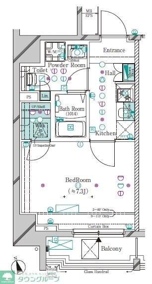 ガリシア大塚駅前の物件間取画像