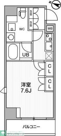 ・ARKMARK巣鴨の物件間取画像