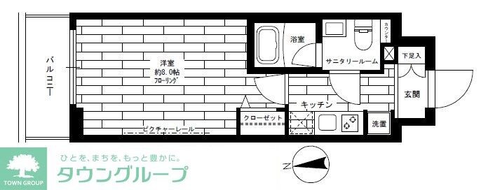 グランドコンシェルジュ池袋本町イーストの物件間取画像