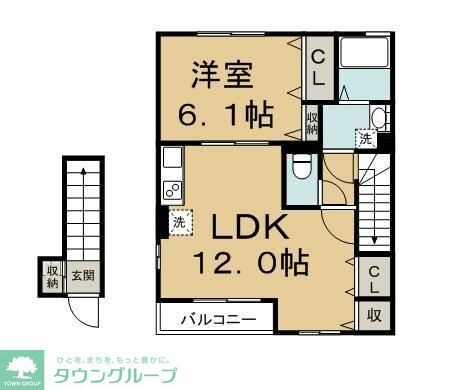 パークヒルズの物件間取画像