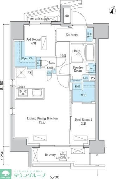 ORSUS板橋本町の物件間取画像