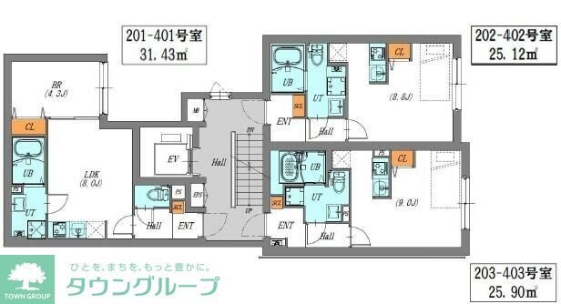 LUORE文京本駒込の物件間取画像