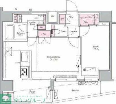 BPRレジデンス田端の物件間取画像