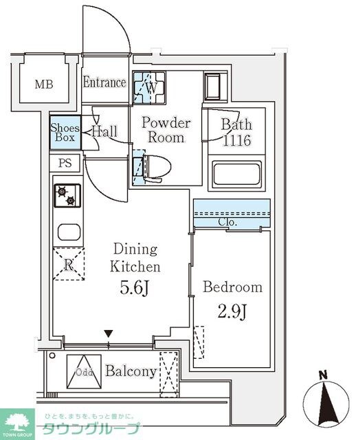 クラリティア文京湯島の物件間取画像