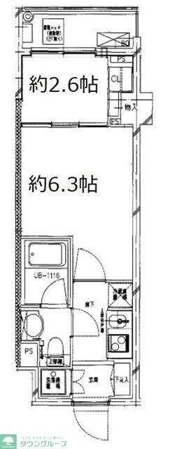 S-FORT中板橋の物件間取画像