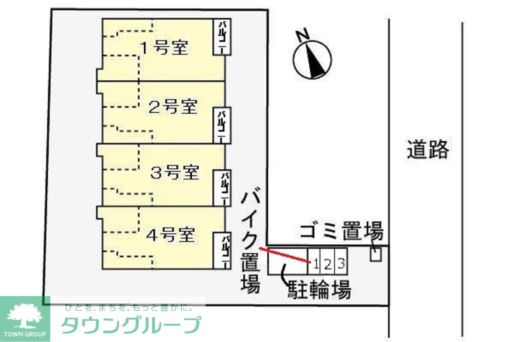 レフィナードソメイB棟の物件内観写真