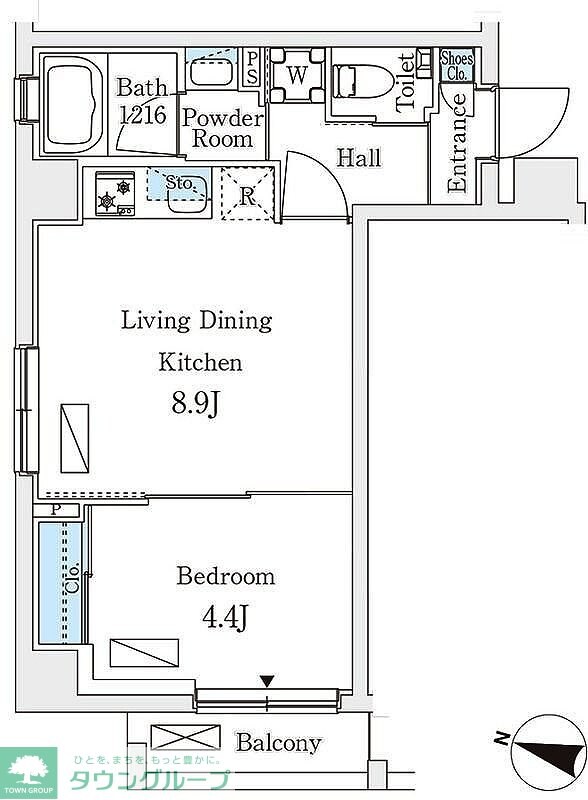 フルハウス飯田橋の物件間取画像