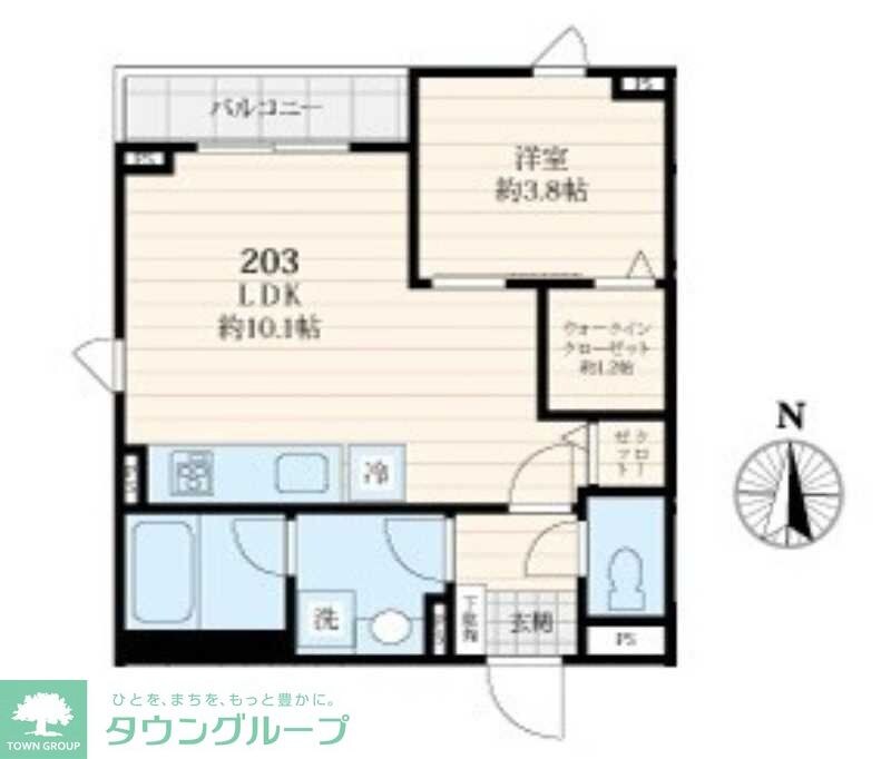 FINO442の物件間取画像