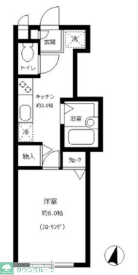 クレール東池袋の物件間取画像