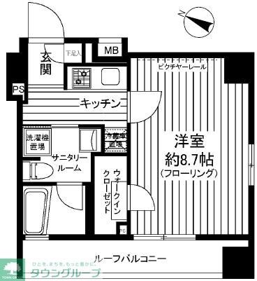 グランドコンシェルジュ上池袋の物件間取画像