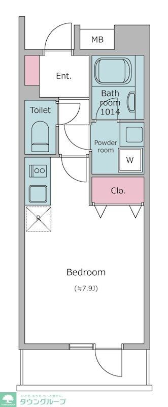 レジディア文京小石川の物件間取画像