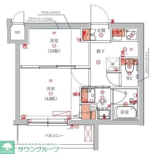 ハーモニーレジデンス池袋ウエストの物件間取画像