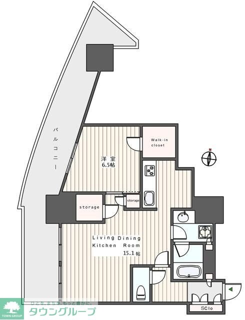 ルミナリータワー池袋の物件間取画像