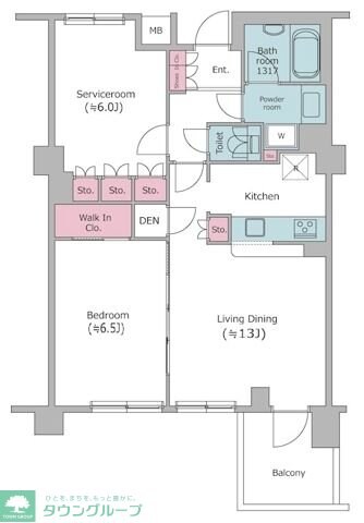 レジディア文京音羽の物件間取画像