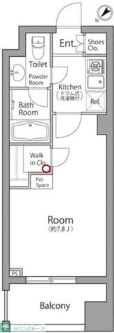 レジディア池袋ウエストの物件間取画像