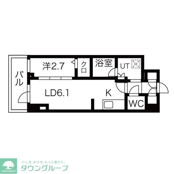 シーズンフラッツ高田馬場リバーサイドサウスの物件間取画像