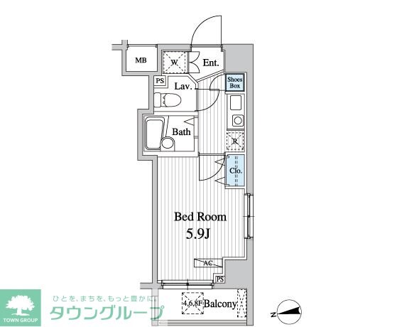 グレース早稲田の物件間取画像
