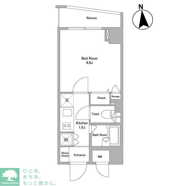 KDXレジデンス早稲田鶴巻の物件間取画像