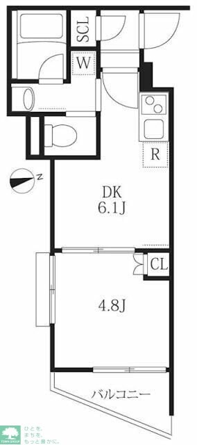 ハーモニーレジデンス神楽坂ヒルズファーストの物件間取画像