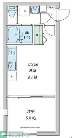 レオーネ早稲田の物件間取画像