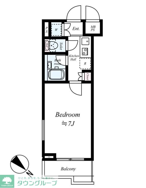 ルーブル高田馬場の物件間取画像