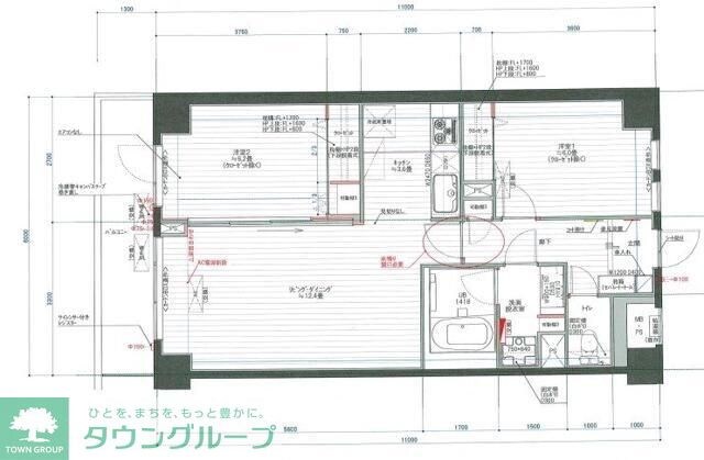 レジディア目白の物件間取画像