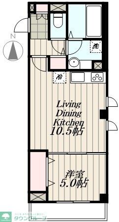 ライズ栗本の物件間取画像