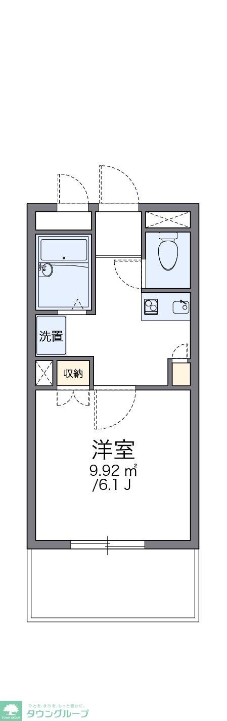 レオパレスMIWAの物件間取画像