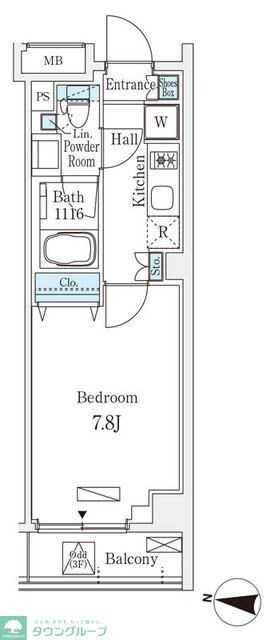 ラティエラ中野新井の物件間取画像