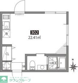 グランエッグス四谷Sの物件間取画像