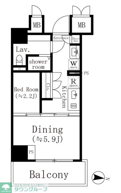 KOENJI Crossoverの物件間取画像
