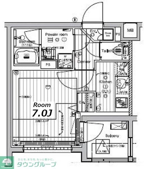 プレミアムキューブ新宿中井の物件間取画像
