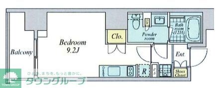 クレストコート中野の物件間取画像