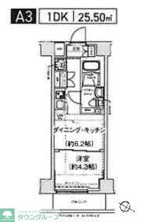 スパシエ幡ヶ谷の物件間取画像