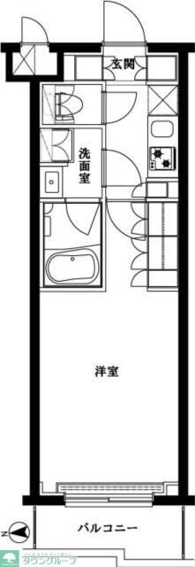 ルーブル都立家政六番館の物件間取画像