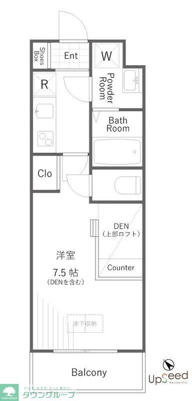 The Well Mejiroの物件間取画像