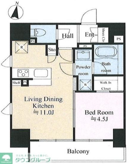 テラス文京本郷の物件間取画像