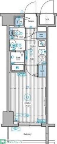 ガーラ・ステーション新宿御苑前の物件間取画像