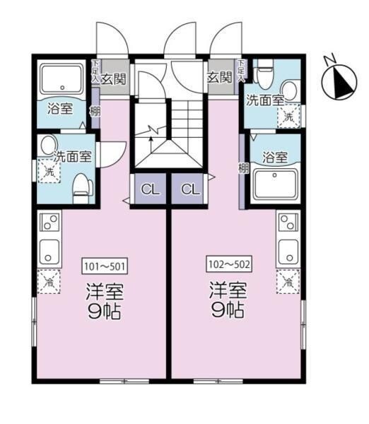 Grande Wasedaの物件間取画像