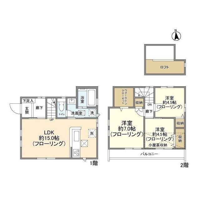 Kolet富士見ヶ丘#03の物件間取画像