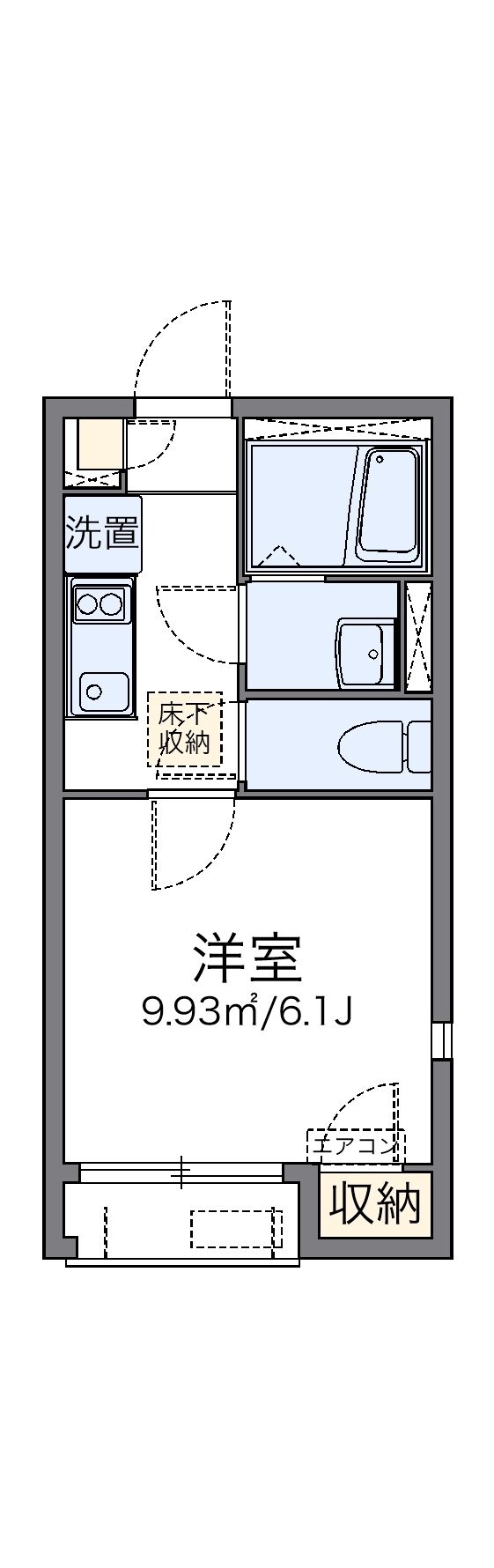 レオネクストフレシールコートの物件間取画像